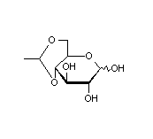 18465-50-4, 4,6-O-Ethylidene-alpha-D-glucopyranose, CAS:18465-50-4 