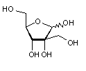 4573-78-8 ,2-C-羟甲基-D-核糖 ,CAS:4573-78-8