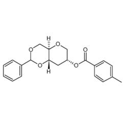 149312-19-6  , 1,5-脱水-4,6-O-苄叉-3-脱氧-2-O-对甲基苯甲酰基-D-葡萄糖醇, CAS:149312-19-6