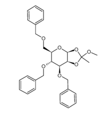 16697-49-7  ,3,4,6-O-三苄基-b-D-吡喃甘露糖-1,2-原酸甲酯, CAS:16697-49-7