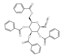 132413-50-4   ,2,3,4,6-四-O-苯甲酰基-b-D-吡喃葡萄糖基异硫氰酸酯,CAS:132413-50-4