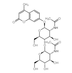 53643-12-2 ,4-甲基伞形酮-beta-D-N,N’-二乙酰壳二糖苷,CAS:53643-12-2