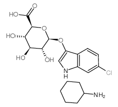 138182-20-4,5-溴-6-氯-3-吲哚-beta-D-葡萄糖醛酸苷环己胺盐,CAS:138182-20-4