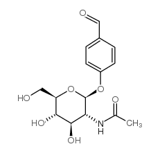 135608-48-9, 4-Formylphenyl-2-acetamido-2-deoxy-b-D-glucopyranoside, CAS:135608-48-9