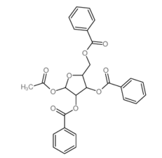 3080-30-6 , 1-O-乙酰-2,3,5-三-O-苯甲酰基-β-L-呋喃核糖, CAS:3080-30-6
