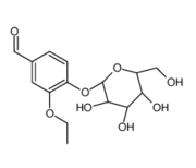 Ethyl vanillin glucoside, Glucoethylvanillin, CAS:122397-96-0