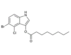 129541-42-0 ,  5-Bromo-4-chloro-3-indolyl caprylate ,  X-Caprylate; 5-Bromo-4-chloro-3-indoxyl octanoate