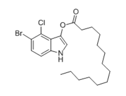 341972-95-0 ,  5-Bromo-4-chloro-3-indolyl myristate ,  5-​Bromo-​4-​chloro-​1H-​indol-​3-​yl ester tetradecanoic acid