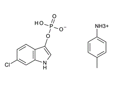 159954-33-3 , 6-Chloro-3-indolyl phosphate p-toluidine salt