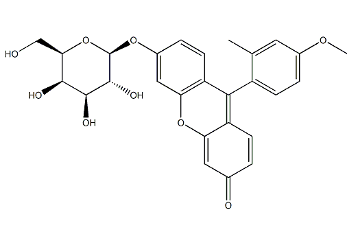 850695-63-5 ,  6-(b-D-Galactopyranosyloxy)-9-(4-methoxy-2-methylphenyl)-3H-xanthen-3-one