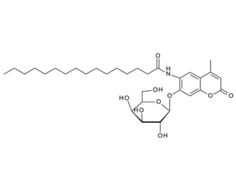 94452-17-2 , 6-HMU galactoside; KRB; 6-Hexadecanoylamino-4-methylumbelliferyl b-D-galactopyranoside