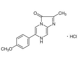 128322-44-1 , MCLA,2-Methyl-6-(4-methoxyphenyl)-3,7-dihydroimidazo(1,2-a)pyrazin-3-one hydrochloride