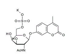 383160-14-3 , 4-Methylumbelliferyl 2-acetamido-2-deoxy-b-D-galactopyranoside-6-sulfate potassium salt