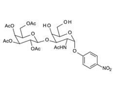 57467-12-6 , 4-Nitrophenyl 2-acetamido-3-O-(2,3,4,6-tetra-O-acetyl-b-D-galactopyranosyl)-2-deoxy-a-D-galactopyranoside