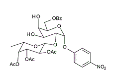 1043415-48-0 , 4-Nitrophenyl 2-O-(2,3,4-tri-O-acetyl-b-L-fucopyranosyl)-6-O-benzoyl-a-D-galactopyranoside