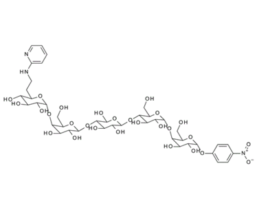 100111-14-6 , 4-Nitrophenyl 6'-deoxy-6'-(2-pyridylamino)-a-D-penta-(1-4)-glucopyranoside