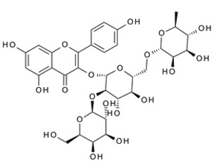 135095-52-2 , Kaempferol-3-O-[2-O-b-D-galactose-6-O-a-L-rhamnose]-b-D-glucoside ; Camelliaside A