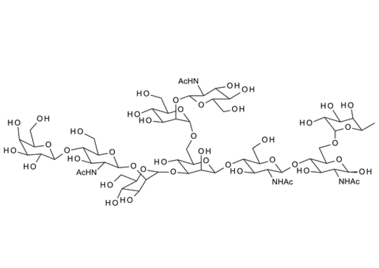 84825-26-3 , G-NGA2F N-Glycan , Monogalactosylated, core fucosylated, asialo, bi-antennary N-linked glycan