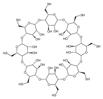 180839-61-6 , 6-deoxy-6-mercapto-gamma-cyclodextrin,octakis