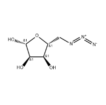 144993-83-9, 5-Azido-5-deoxy-D-ribose, CAS:144993-83-9