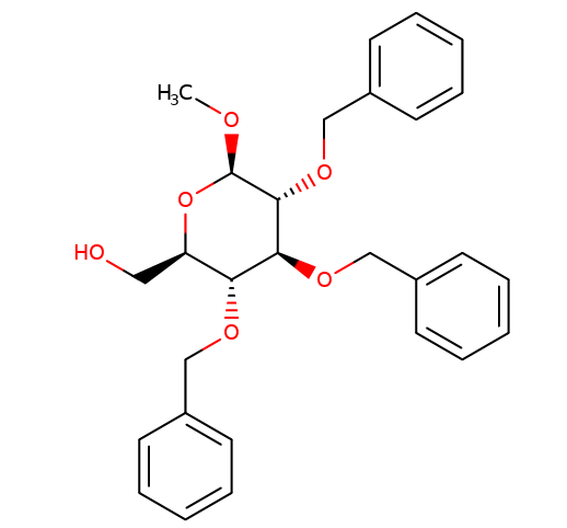 4356-80-3 ,甲基-2,3,4-三-O-苄基-b-D-吡喃葡萄糖苷, CAS:4356-80-3