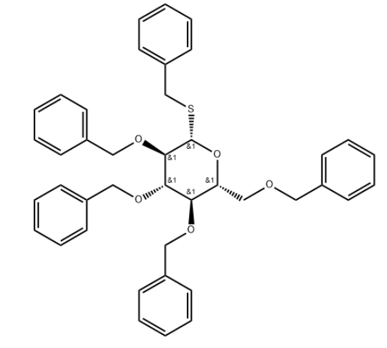53269-95-7, Penta-O-benzyl-b-D-thiogalactopyranoside, CAS:53269-95-7