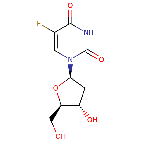 50-91-9, 5-氟-2'-脱氧尿苷, CAS: 50-91-9