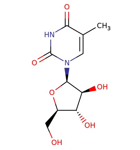 605-23-2 , 阿糖胸苷, 1-Arabinofuranosylthymine, CAS:605-23-2