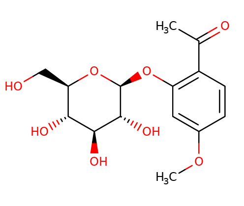 20309-70-0, paeonoside, 2-Acetyl-5-methoxyphenyl beta-D-Glucopyranoside , CAS:20309-70-0
