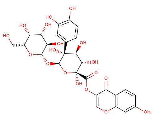 77154-70-2 , 2-(3,4-Dihydroxyphenyl)-5,7-dihydroxy-4-oxo-4H-1-benzopyran-3-yl O-b-D-galactopyranosyl-b-D-glucopyranosiduronic acid
