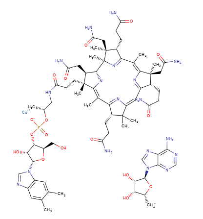 13870-90-1 , Cobamamide , 腺苷钴胺, CAS:13870-90-1