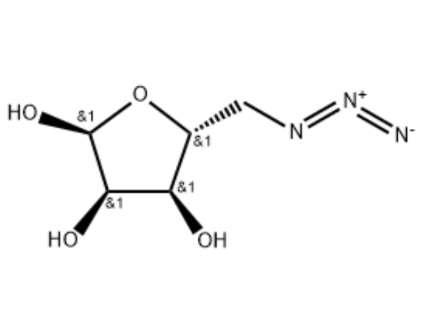 144993-82-8, 5-Azido-5-deoxy-D-ribose, CAS:144993-82-8