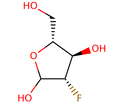 125155-51-3, 2-氟代-D-阿拉伯糖, CAS:125155-51-3