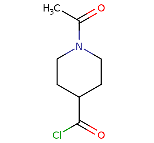 59084-16-1 , N-乙酰基-4-哌啶甲酰氯, N-乙酰基哌啶-4-甲酰氯, CAS:59084-16-1