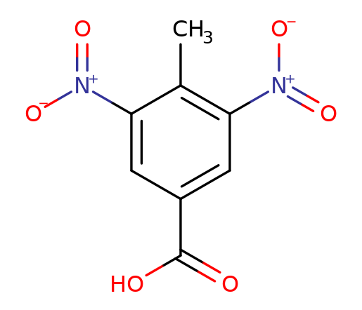 16533-71-4 , 3,5-二硝基-4-甲基苯甲酸, 3,5-二硝基-对甲基苯甲酸, 3,5-Dinitro-4-toluic acid, CAS:16533-71-4