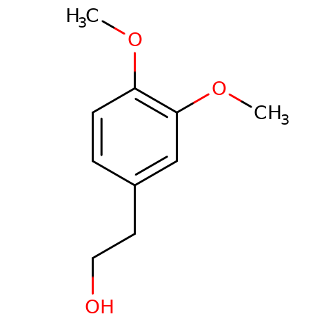 7417-21-2 , 3,4-二甲氧基苯乙醇, 3,4-Dimethoxyphenethyl alcohol​, Cas:7417-21-2