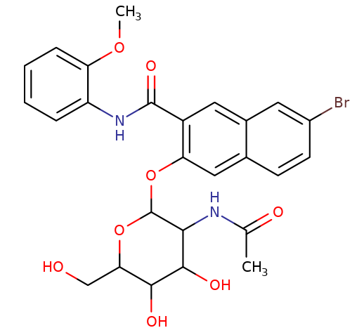 3395-37-7 , 萘酚AS-BI N-乙酰基-β-D-氨基葡萄糖苷,Naphthol AS-BI N-acetyl-b-D-glucosaminide