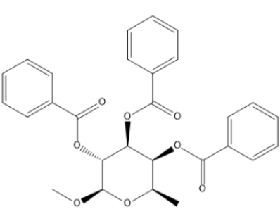 18929-75-4, Methyl 2,3,4-tri-O-benzoyl-b-D-fucopyranoside, CAS:18929-75-4