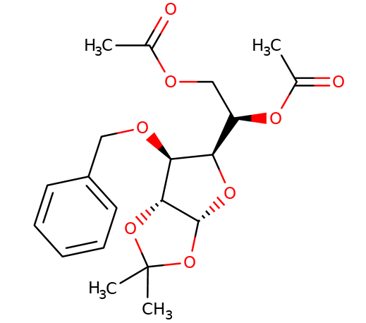 18006-25-2 , 3-O-苄基-5,6-O-二乙酰基-1,2-O-异丙叉-alpha-D-呋喃葡萄糖, CAS:18006-25-2