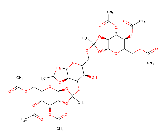 230963-26-5 , 3,6-Di-O-(3,4,6-tri-O-acetyl-b-D-mannopyranosylethylidyne)-1,2-O-ethylidene-b-D-mannopyranose