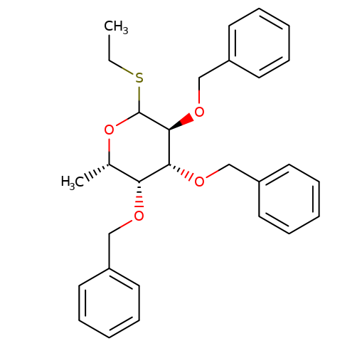 169532-17-6 , Ethyl 2,3,4-tri-O-benzyl-L-thiofucopyranoside, CAS:169532-17-6